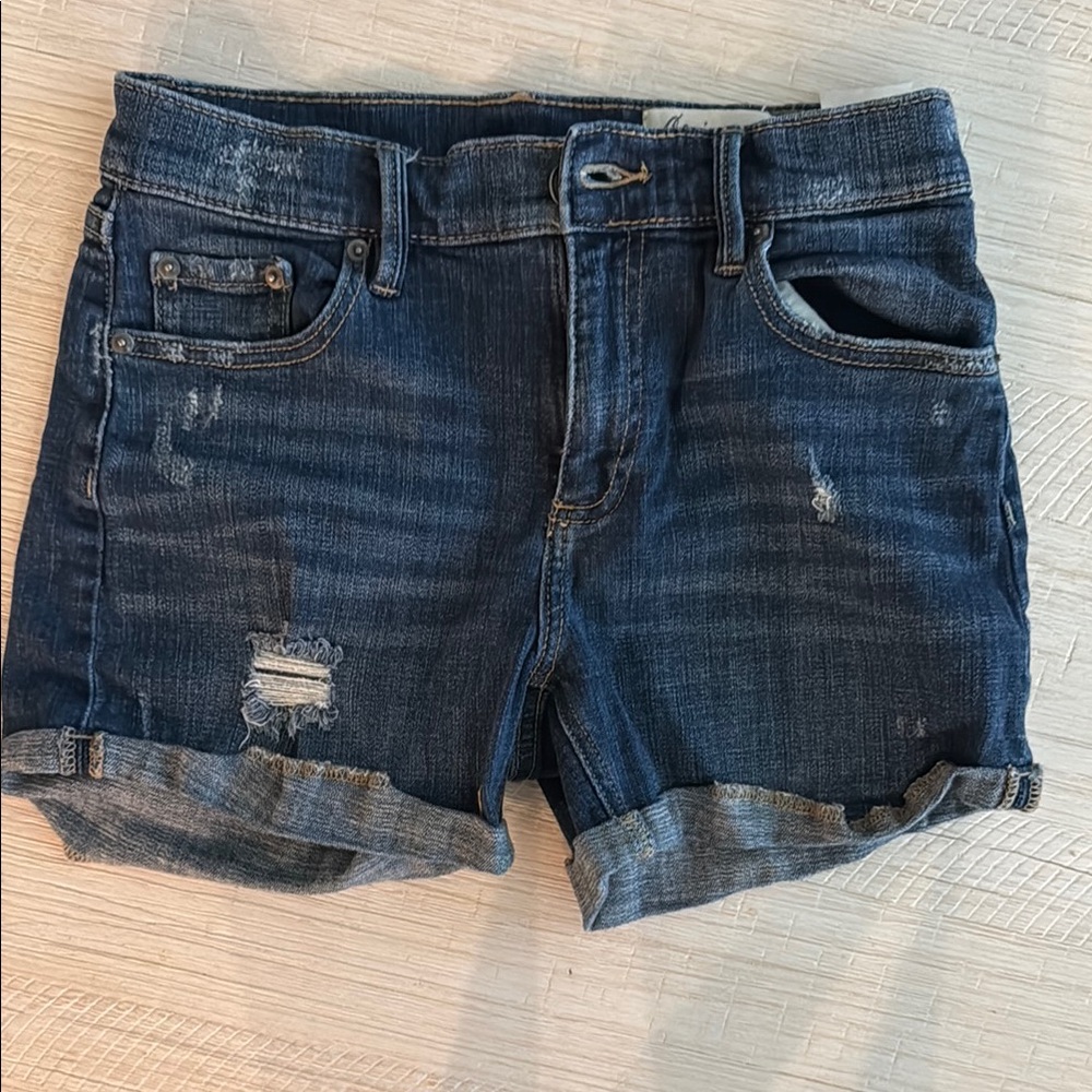 Cosmic Blue Love Jean Shorts size 26
